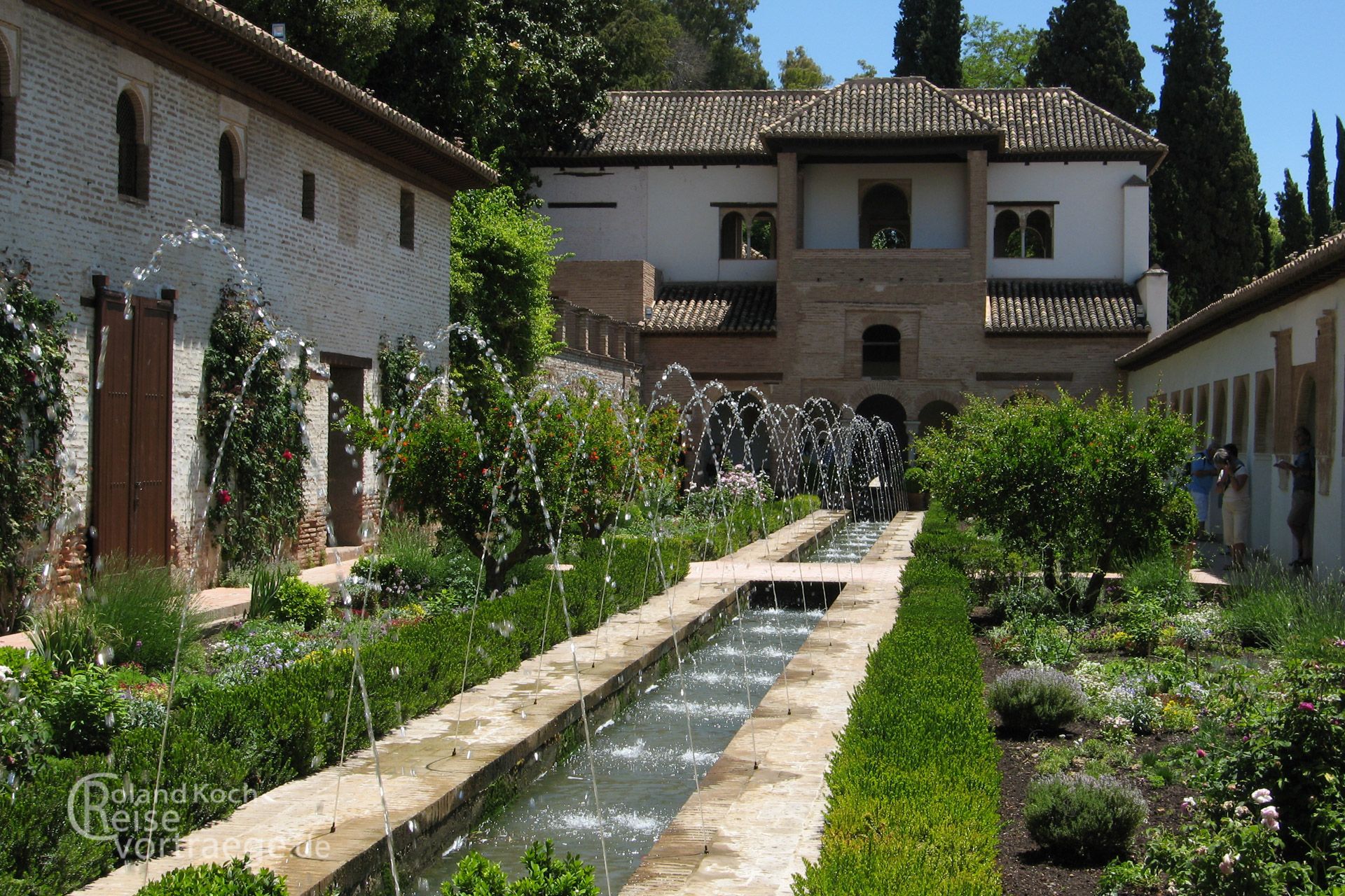 Spanien - Andalusien - Granada - Alhambra Gärten des Generallife Weltkulturerbe